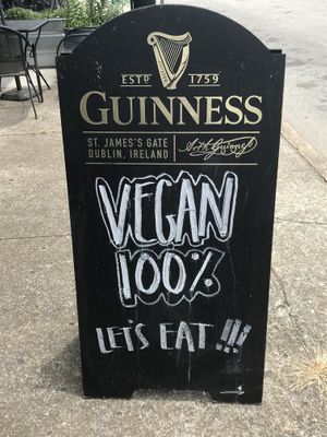   at Sluggo's North Vegetarian Cafe in Chattanooga