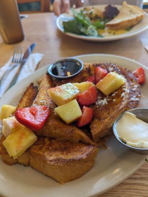 French toast - incredible !  at Sluggo's North Vegetarian Cafe in Chattanooga