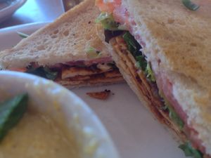 Vegan BLT at Sluggo's North Vegetarian Cafe in Chattanooga