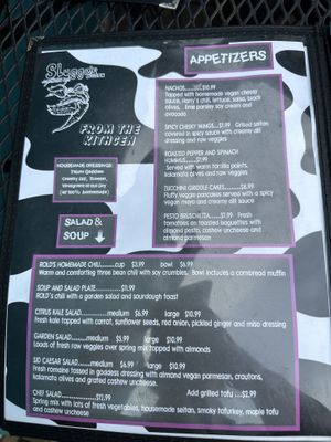   at Sluggo's North Vegetarian Cafe in Chattanooga