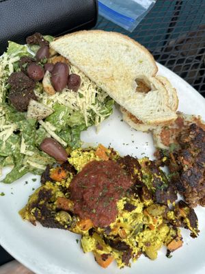   at Sluggo's North Vegetarian Cafe in Chattanooga