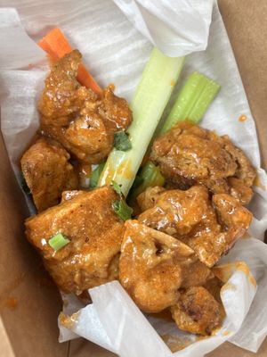 Spicy Cheeky Wings  at Sluggo's North Vegetarian Cafe in Chattanooga