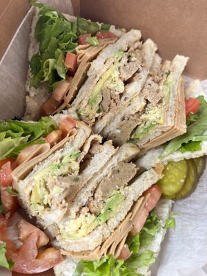 The club deluxe  at Sluggo's North Vegetarian Cafe in Chattanooga