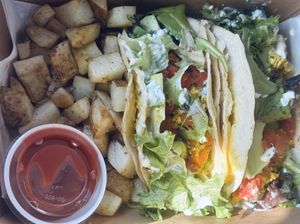 Breakfast tacos  at Sluggo's North Vegetarian Cafe in Chattanooga