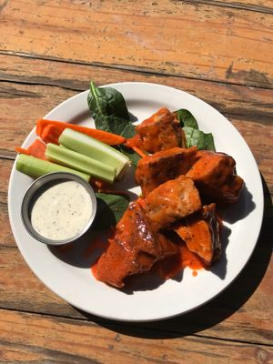 Buffalo wings at Sluggo's North Vegetarian Cafe in Chattanooga