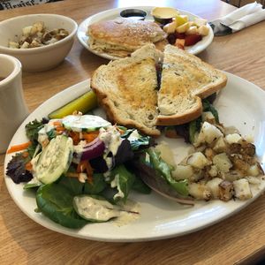 Sunday brunch.  at Sluggo's North Vegetarian Cafe in Chattanooga