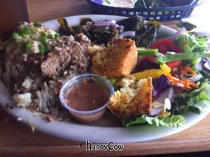 Pecan Crusted Seitan at Sluggo's North Vegetarian Cafe in Chattanooga