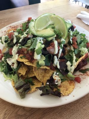 Nacho appetizer  at Sluggo's North Vegetarian Cafe in Chattanooga