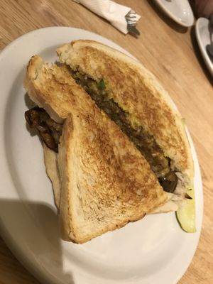 Lentil patty melt 🤤  at Sluggo's North Vegetarian Cafe in Chattanooga