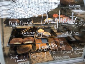 doughnuts - all vegan  at Ground Up Coffee & Company  in Leeds