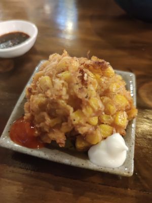 Corn Tempura at Izakaya Ten in Ho Chi Minh City