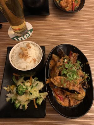 Eggplant curry- AMAZING! Great spice level too.  at Nooch - Asian Kitchen in Amsterdam