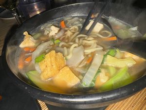 Vegan noodle soup with tofu  at Nooch - Asian Kitchen in Amsterdam