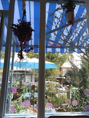 View looking out at Found in Brighton