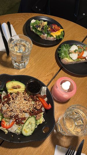 Vegan salad  at Spiseriet Kafé in Tromsoe
