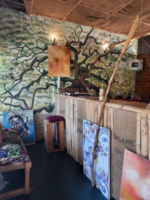 Inside at The Wishing Tree in Moshi
