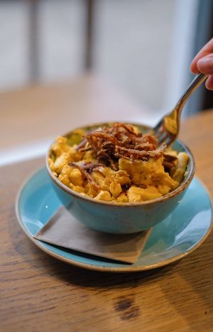 Mac n Cheeze at The Suburban Vegan in Beckenham