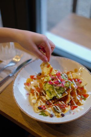Nachos! at The Suburban Vegan in Beckenham