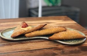 Caponata sfiha at Mercado Vida Saudável in Fortaleza