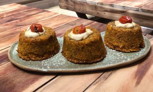 Quinoa kebab at Mercado Vida Saudável in Fortaleza