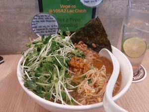 Spicy Dan Dan at Vege-ro in Hanoi