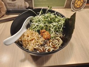 Black Spicy Dan Dan Ramen. at Vege-ro in Hanoi