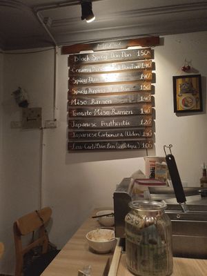 Menu Board. at Vege-ro in Hanoi