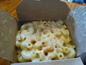 Mac and cheese no toppings at PMA Foods in Syracuse
