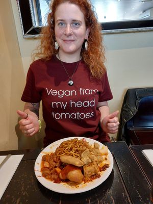 Yummmmm at Su Vegan Buffet in West London