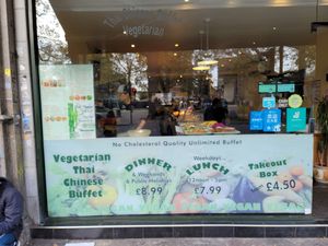 Front at Su Vegan Buffet in West London