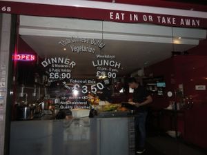 Tai Buffet, front of restaurant at Su Vegan Buffet in West London