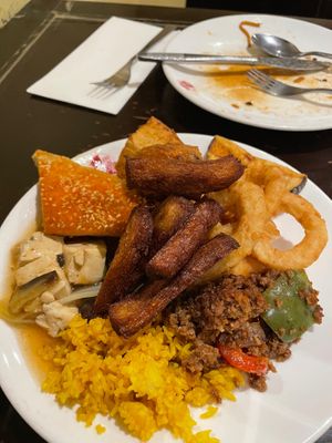 Food at Su Vegan Buffet in West London