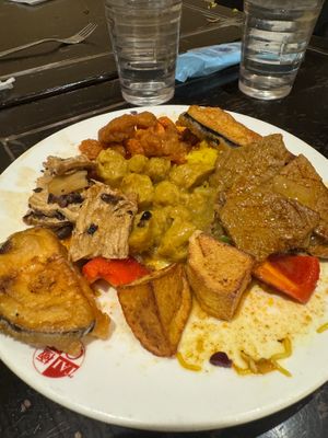 Plate 2 at Su Vegan Buffet in West London