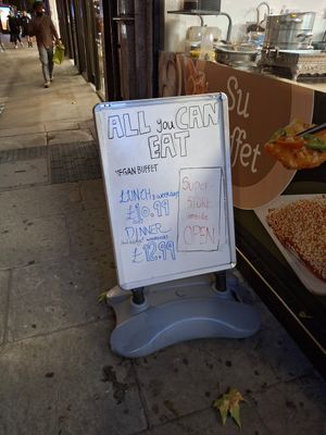  at Su Vegan Buffet in West London