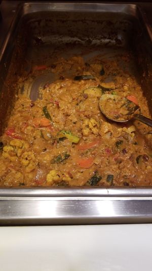 Coconut milk veggie korma at Nepal Cuisine in Boulder