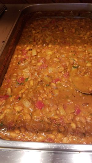 White beans at Nepal Cuisine in Boulder