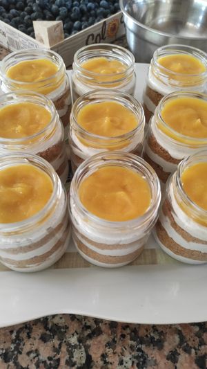 Tradicional Portuguese dessert: Serradura at Lettuce B in Torres Vedras