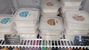 Soy puddings at Jollibean - Shaw House in Central Singapore