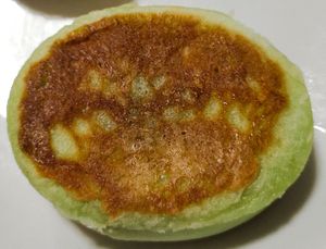 kaya maru pancake at Jollibean - Raffles Place in Central Singapore