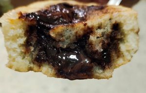 Chocolate maru pancake at Jollibean - Raffles Place in Central Singapore