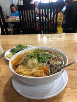 Vegan pho at Cat Tuong in Qui Nhon