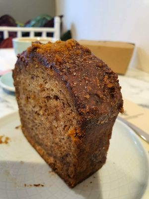 Vegan Banana Cake at Olsen Bakehouse in Central Singapore