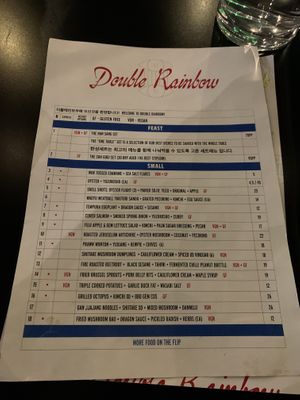   at Double Rainbow Bar & Eating House in Perth