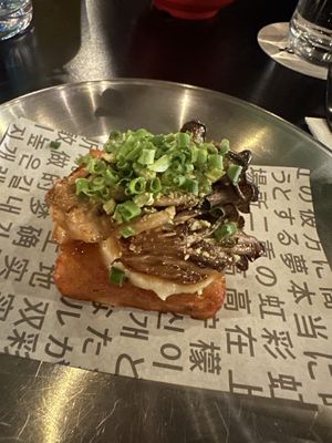 Miso shimeji mushroomm  at Double Rainbow Bar & Eating House in Perth