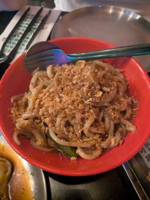 Udon noodles at Double Rainbow Bar & Eating House in Perth