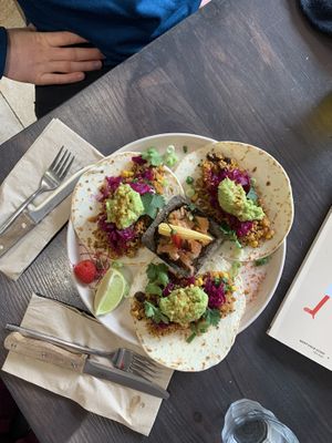 Mexican tacos  at Yonder in Les Deux Alpes