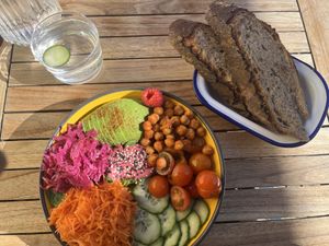 Buddha bowl  at Yonder in Les Deux Alpes