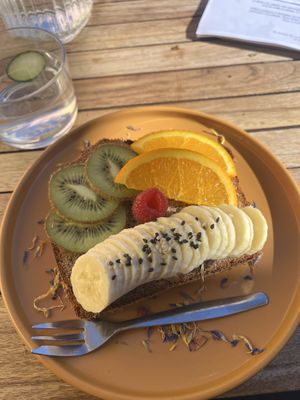 Banana bread   at Yonder in Les Deux Alpes