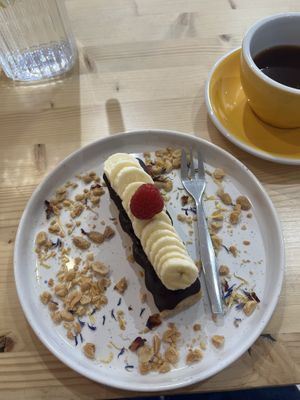 Homemade snickers   at Yonder in Les Deux Alpes