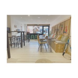 Yonder is all about food. And coffee. And vibes.  at Yonder in Les Deux Alpes